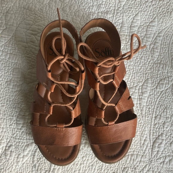 Sofft | Tan Málaga Gladiator Sandal | 6 - Picture 2 of 7